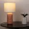 17" Dusty Terra Cotta Ceramic Tabletop Lamp by Ashland®
